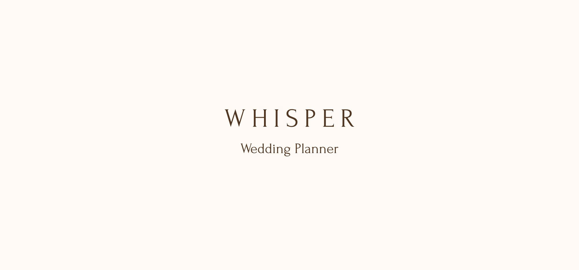 Whisper Wedding Planner